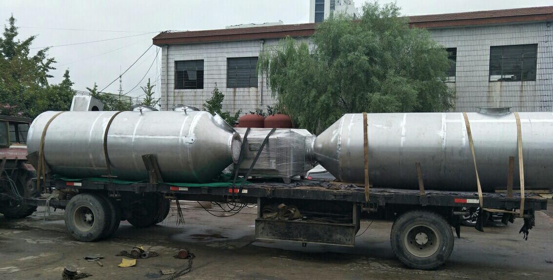 東鼎鋁業(yè)擠壓及木紋生產線脫硝廢氣處理設備發(fā)貨