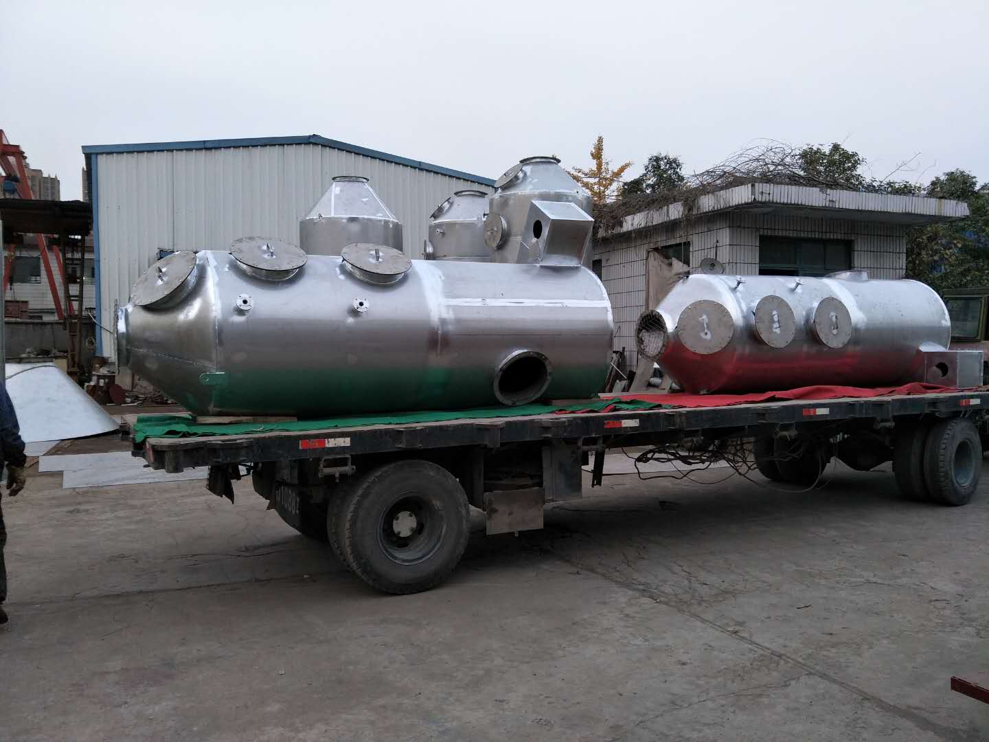 山東豪門鋁業(yè)棒爐、時(shí)效爐脫硝廢氣治理設(shè)備發(fā)貨